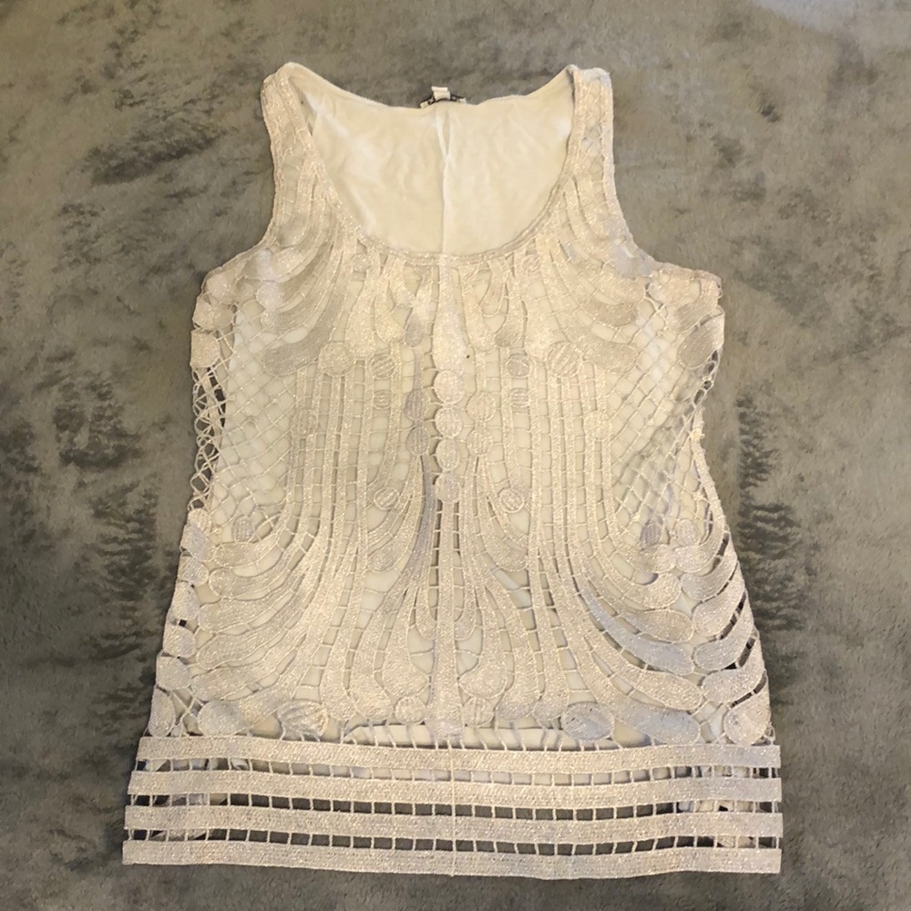 Grey & silver tank